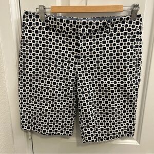 Banana Republic Black and White Geo Print Women's Shorts